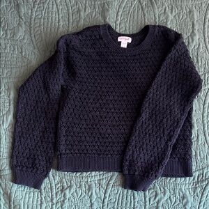 Cat & Jack Textured black Sweater